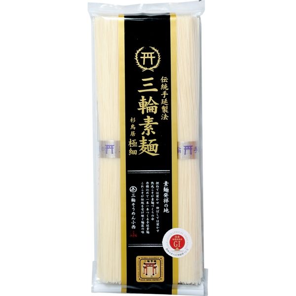 三輪そうめん小西 三輪素麺 杉鳥居 極細 TAGA-200 1セット20束（4束入×5袋）（直送品）