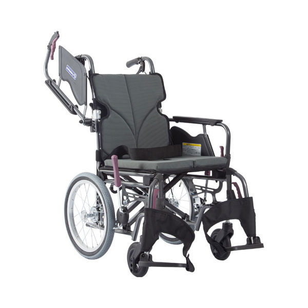 カワムラサイクル モダンB No.82_チャコールグレー KMD-B16-38-SH 介助式 【車いす】介援隊カタログ W2217（直送品） 38,332円