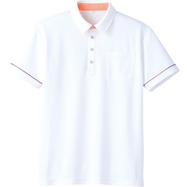 ボストン商会 ニットシャツ（半袖） ホワイト M 53361-81 1セット（2枚）（直送品）