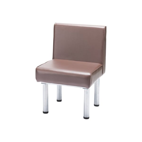 西村製作所 待合チェア50 ブラウン 65507 1個 62-3873-85（直送品）