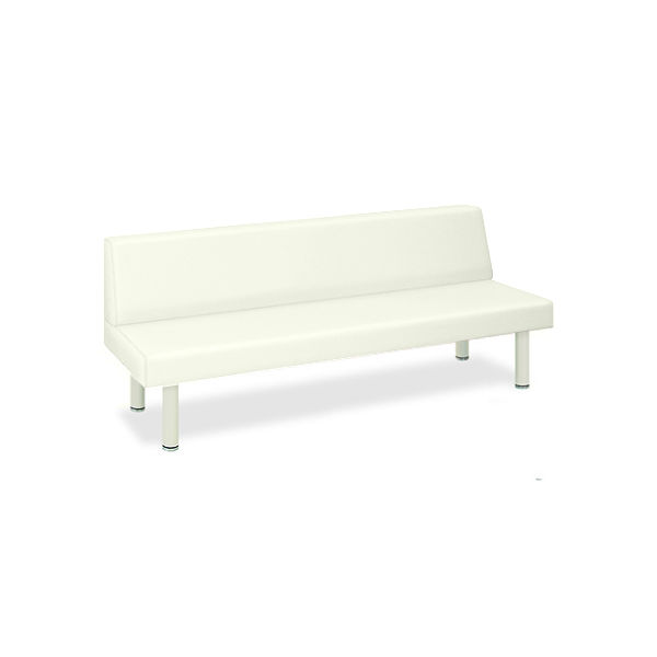 高田ベッド製作所 フィン(01) 幅45(全幅62)×長さ120×高さ44(全高78)cm 白 TB-468-01 1個 61-3712-50（直送品）