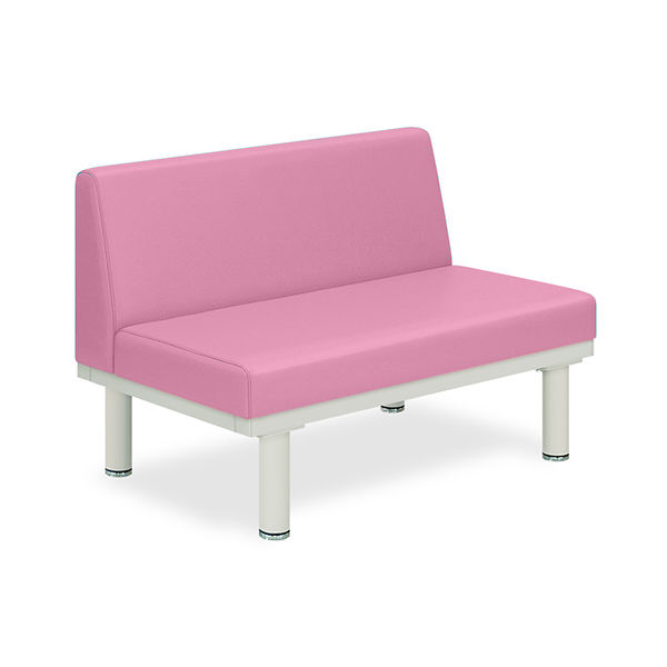 ソファー・背付き(ミニ) TBー906ー02 座幅40(全幅58)×長さ60×座高44(全高78)cm ピンク TB-906S-02 1台（直送品）