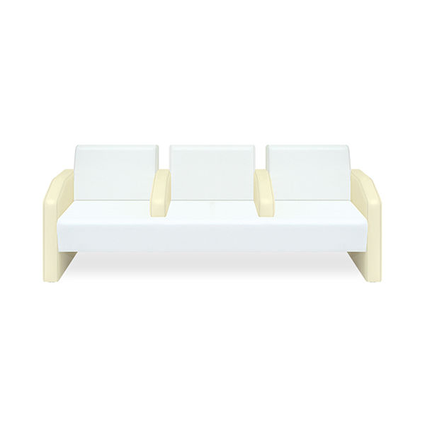 マナティー(03) 幅44(全幅60)×長さ203(座面55)×高さ43(全高80)cm メディグリーン TB-741-03 1台（直送品）