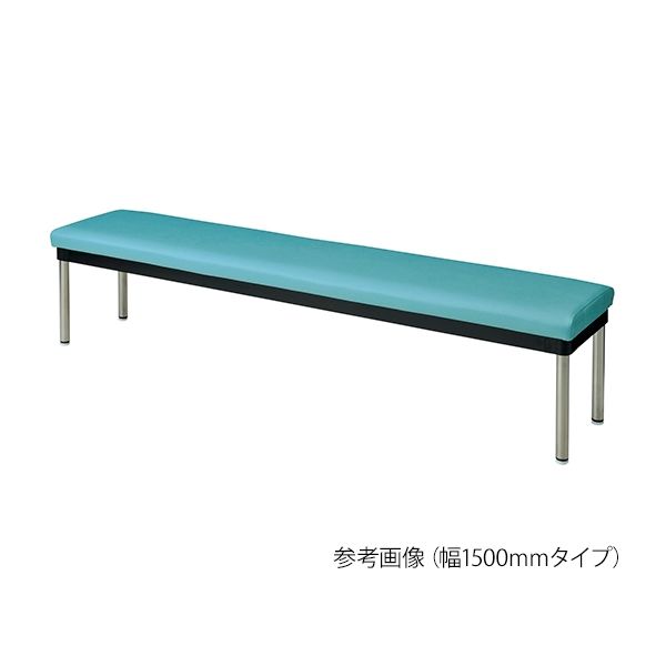ミズノ スリムベンチ 幅1200mm ブルー MC-1200M-BL 1個 62-9958-36（直送品）
