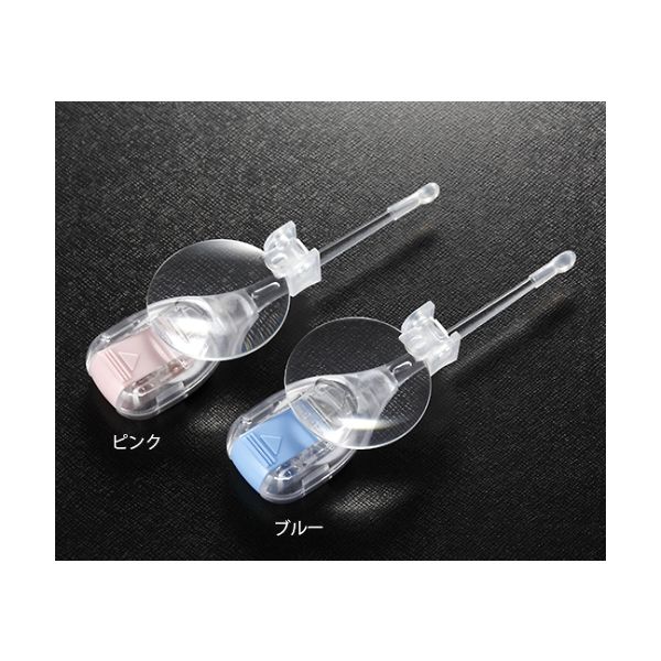 旭電機化成 レンズ付きあかりちゃん耳かき ブルー AMK-107BL 1個 61-7348-04（直送品）