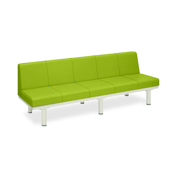 高田ベッド製作所 ソファロン・背付き 座幅45(全幅63)×長さ220×座高44(全高78)cm 抹茶 TB-243 1台（直送品）