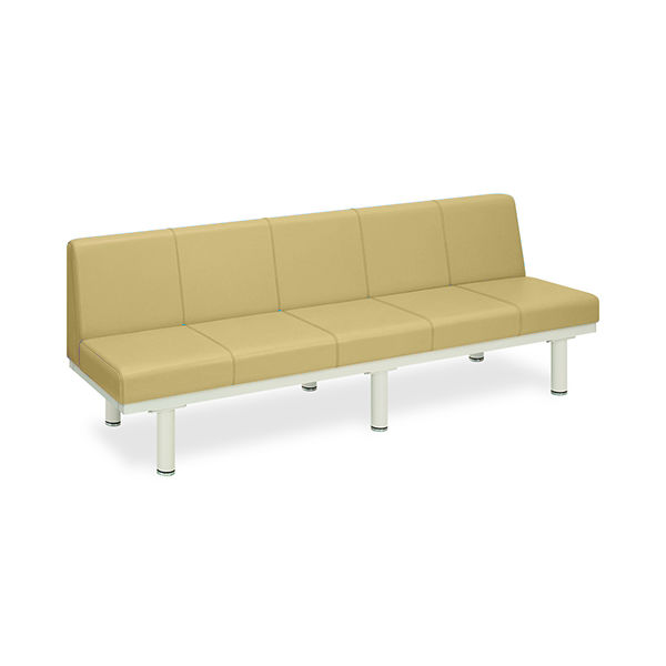 高田ベッド製作所 ソファロン・背付き 座幅40(全幅58)×長さ220×座高39(全高73)cm アイボリー TB-243 1台（直送品）