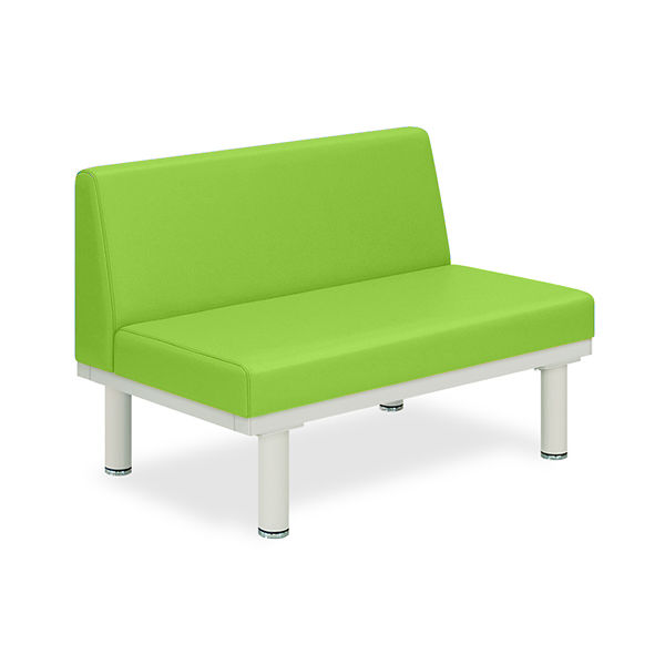 ソファー・背付き(ミニ) TBー906ー02 座幅45(全幅63)×長さ80×座高39(全高73)cm 抹茶 TB-906S-02 1台（直送品）