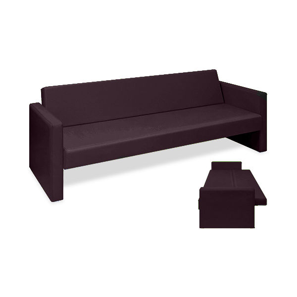 高田ベッド製作所 ベンチベッドMD 座幅50(全幅91)×長さ196(座面180)×座高39(全高77)cm 茶 TB-876 1台（直送品）