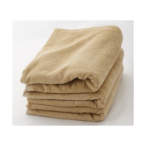 フィフティ・ヴィジョナリー 大判タオルシーツ(キャメル) 1枚 TB-001-CAM 63-1242-66（直送品）