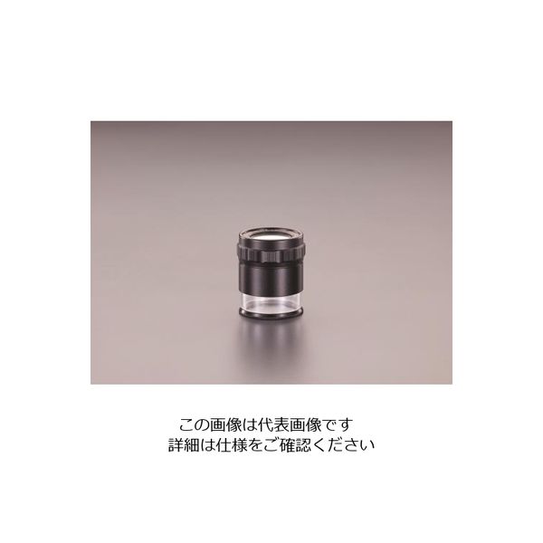 エスコ x10/30mm スケールルーペ(LEDライト付) EA756BE-11 1個（直送品）