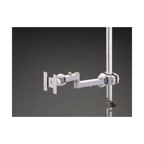 エスコ 408mm モニターアーム(支柱取付用) EA764AG-62 1個(直送品)