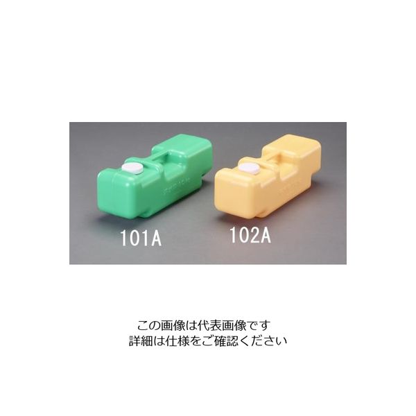 エスコ 510x165x175mm ウエイト(緑/10個) EA983FV-101A 1箱(10個)（直送品）