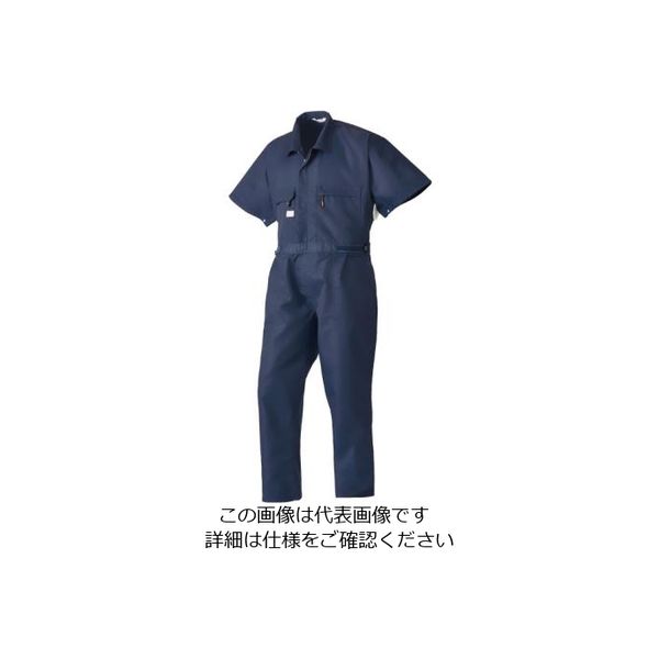 エスコ [M] 空調継ぎ作業服(本体のみ/半袖ネイビー) EA996AM-1 1個（直送品）