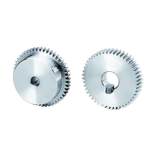 KG 【売切廃番】S45C平歯車 S2S 56B#2025 形状B1 モジュール2 歯数56 歯幅20mm 穴径φ25mm 1個（直送品）