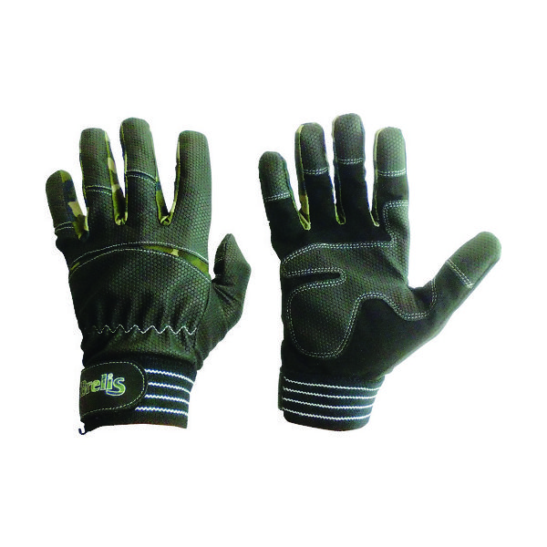 富士手袋工業 富士手袋 合皮手袋 ブレリスストロングキャッチ グリーン迷彩 LL 028-GR-LL 1双 136-2333（直送品）