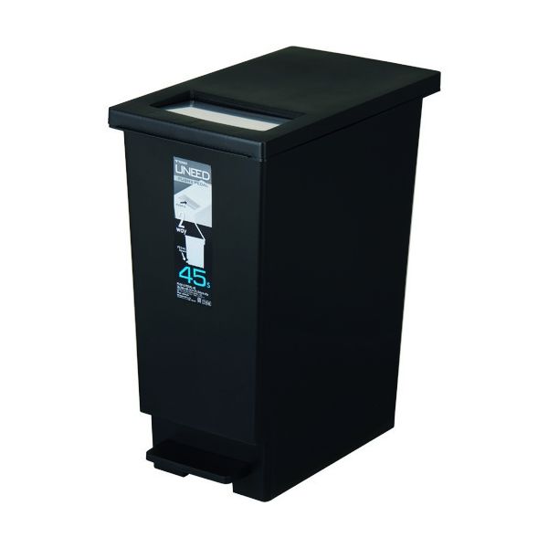 新輝合成 TONBO ユニードプッシュ&ペダル45S ブラック 00929 1個 149-1584（直送品）