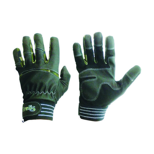 富士手袋工業 富士手袋 合皮手袋 ブレリスストロングキャッチ グリーン迷彩 M 028-GR-M 1双 136-2349（直送品）