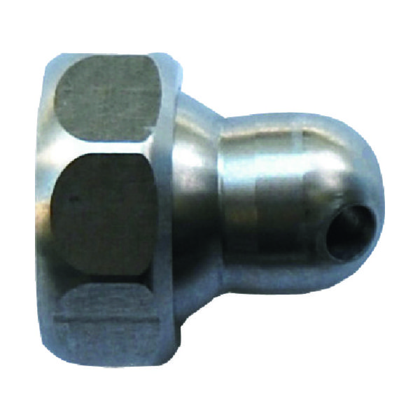 ステンレス製クーラントホース(1/4ホースシステム)用60°丸ノズル φ3.0ショート×穴数1(アジャストナット入り) 1DU-60EK（直送品）