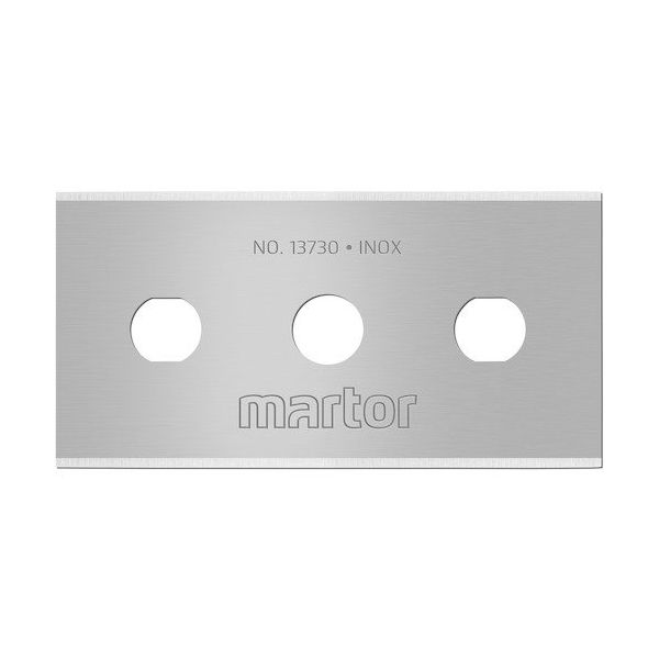 MARTOR 替刃 10枚 INDUSTRIAL BLADE 13730 ステンレス 1パック(10枚) 161-2733（直送品）