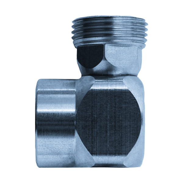 ヒルトライン ステンレス製クーラントホース(1/4ホースシステム)用ジョイント L型ジョイント 1WV-1 1個 160-8892（直送品）