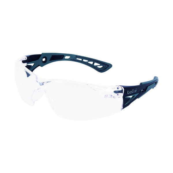 ブッシュネル bolle 二眼型保護メガネ(フィットタイプ) ラッシュプラス ブラックxグレー クリアレンズ 1662301JPBG 1個（直送品）