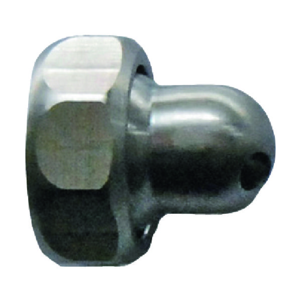 ステンレス製クーラントホース(1/4ホースシステム)用30°丸ノズル φ3.0ショート×穴数1(アジャストナット入り) 1DU-30EK（直送品）