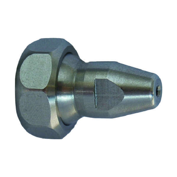 ヒルトライン ステンレス製クーラントホース(1/4ホースシステム)用丸ノズル φ1.6×穴数1(アジャストナット入り) 1DU-16 1個（直送品）