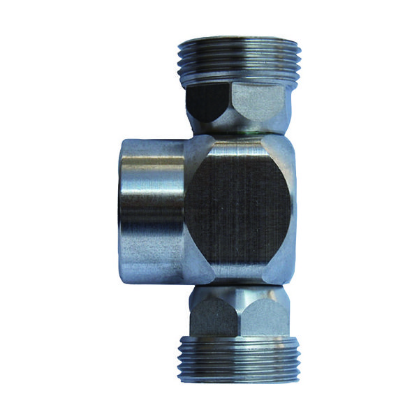 ヒルトライン ステンレス製クーラントホース(1/4ホースシステム)用ジョイント T型ジョイント 1WV-2 1個 160-8893（直送品）