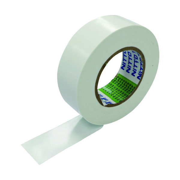 日東電工 日東 脱鉛タイプビニールテープNo.21S 0.2mm×25mm×20m 白 8巻入り 21-25W 1パック(8巻)（直送品）