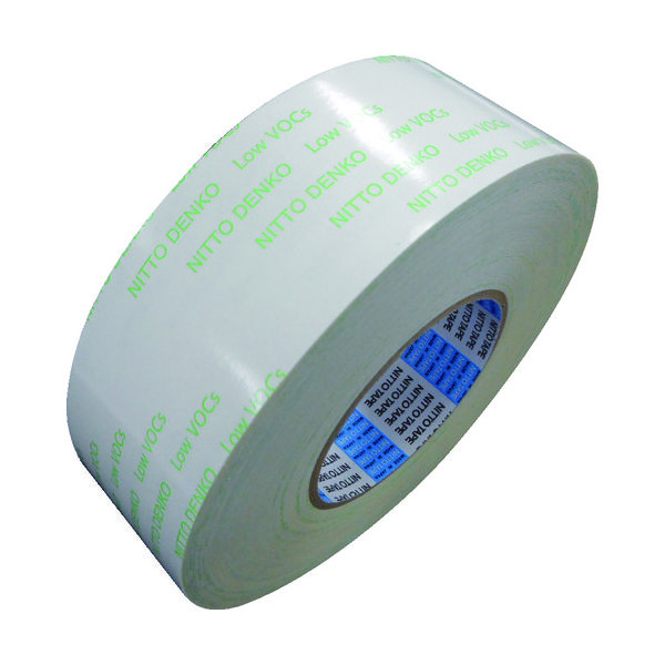 日東電工 日東 低VOC両面テープ(曲面接着性良好タイプ) No.516 50mm×20m ホワイト 516-50 1巻 149-4000（直送品）