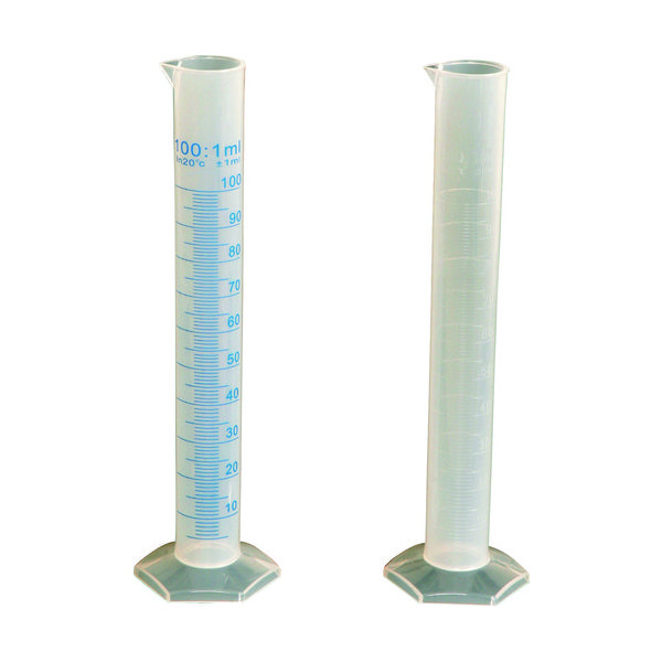 ユラボジャパン レオナ 1256ー01 メスシリンダー(プリント)10ml 4205-1210 1個 153-7341（直送品）