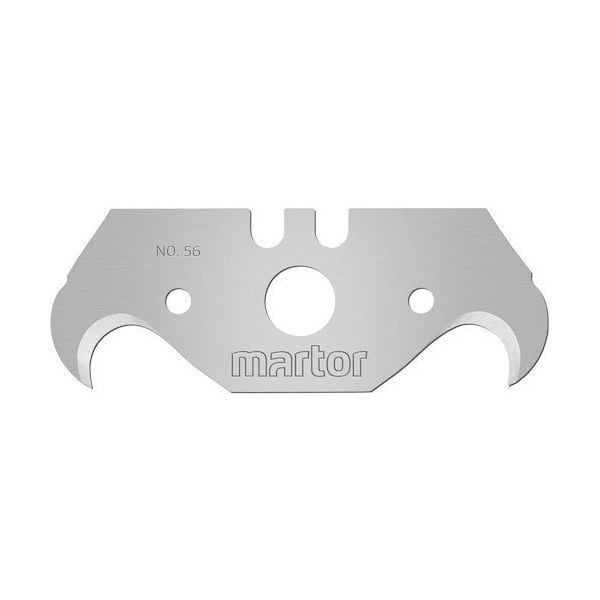 MARTOR 替刃 10枚 SECUNORM 500 10mmフック刃 56 1箱(10枚) 149-5749（直送品）