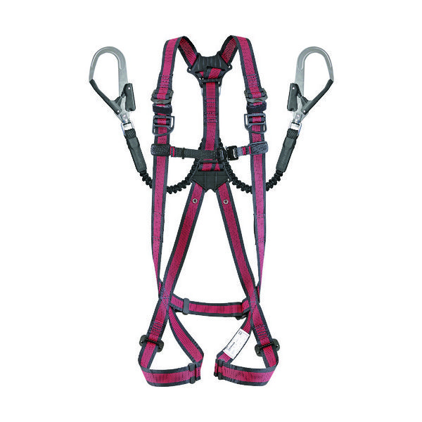 TJMデザイン タジマ ハーネスGS 蛇腹 ダブルL2セット ライン赤 Mサイズ A1GSMJR-WL2RE 1個 166-4770（直送品）