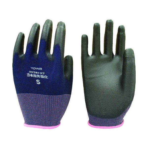 東和コーポレーション トワロン まとめ買い ウレタン背抜き手袋 パワフルトップ3本指先強化 S (10双入) 882-S 1袋(10双)（直送品）