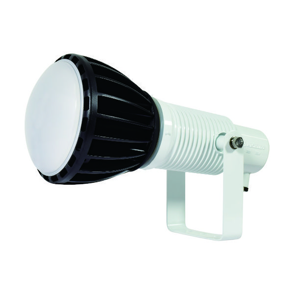 日動工業 日動 エコビックLED投光器100W(常設型) 本体:白、電球:黒 照射角170度 ATL-E100J-WW-50K 1台 161-8917（直送品）