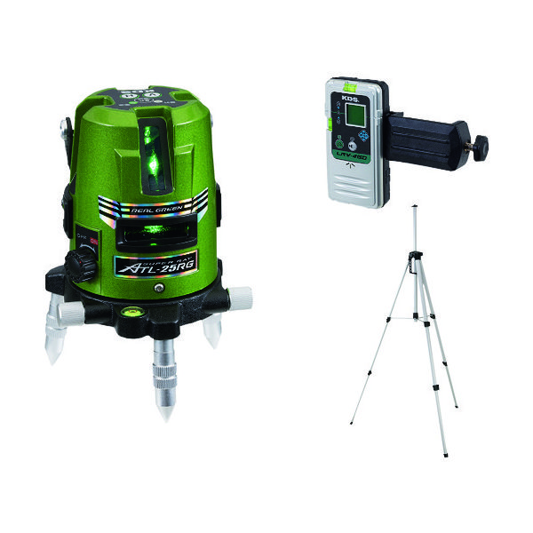ムラテックKDS KDS リアルグリーンレーザー25RG受光器三脚付 ATL25RGRSA 1セット 146-8564（直送品）