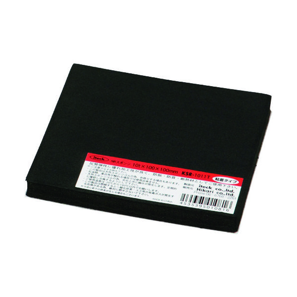 アイテック 光 スポンジ粘着付 10×100×100 KSR-1011T 1枚 113-1232（直送品）