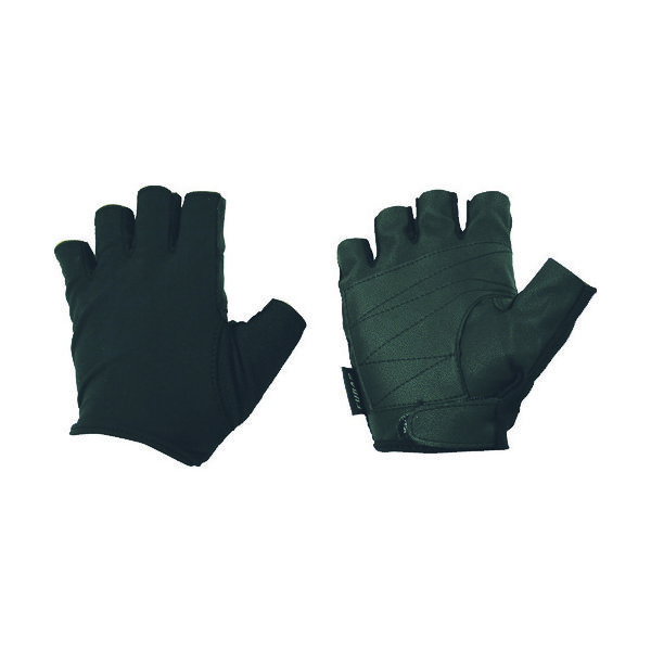 おたふく手袋 おたふく フーバー シンセティックレザーグローブ 5フィンガーレスモデル ブラック M FB-61-BK-M 1双（直送品）