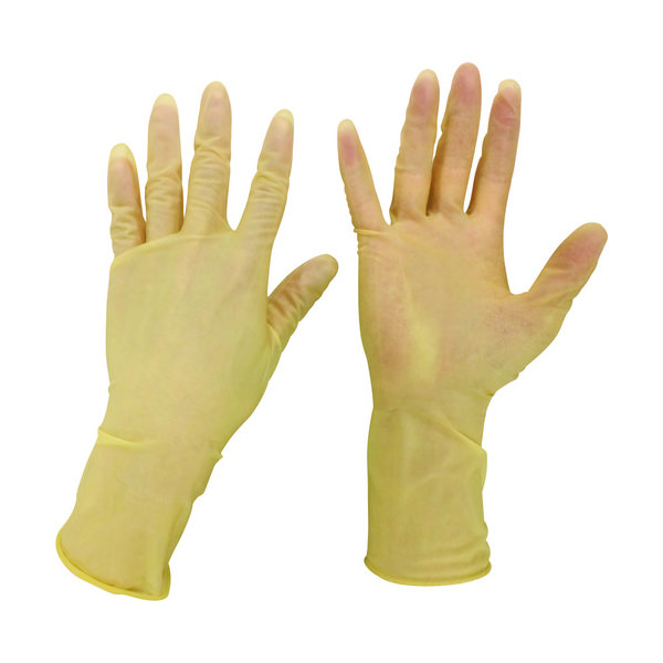 オカモト 天然ゴム手袋 ミクロハンドCRガンマー滅菌グリップ 7.5 (20双入) GCRGG75 1袋(20双) 117-0920（直送品）