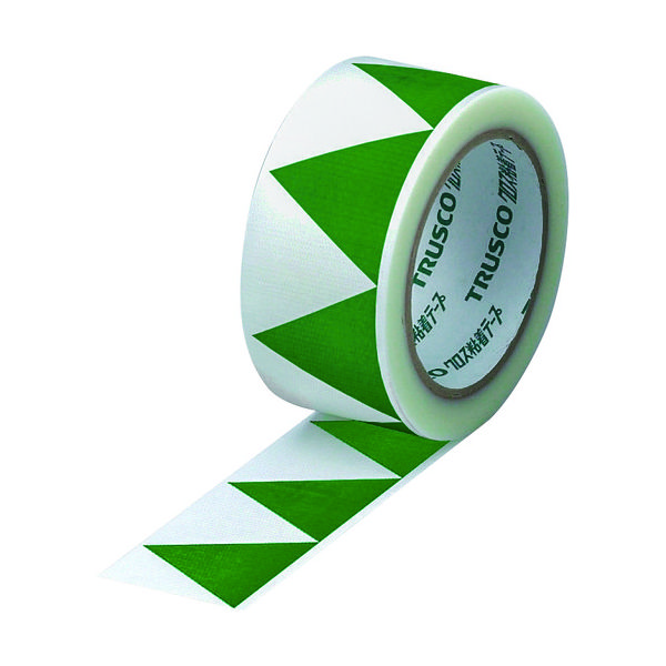 トラスコ中山 TRUSCO ギザギザクロステープ 50mm×25m 白緑 GZC-5025WG 1巻 160-9133（直送品）