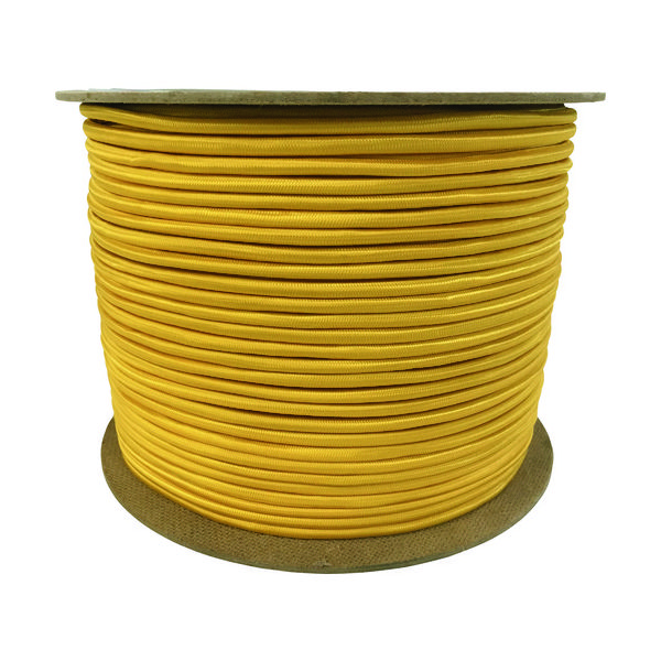 ユタカメイク タイトゴムロープドラム巻 9mm×150m イエロー PRT-38 1巻 161-3344（直送品）