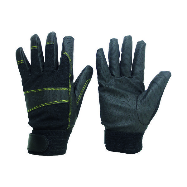 ミドリ安全 合成皮革手袋 PUウイングローブ防寒 Sサイズ PU-WINGLOVE-BOUKAN-S 1双 149-3464（直送品）