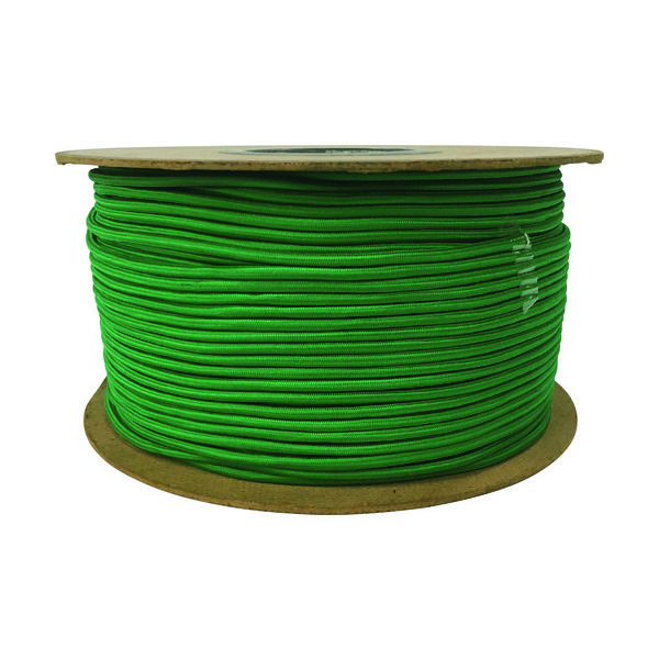 ユタカメイク タイトゴムロープドラム巻 4.5mm×200m グリーン PRT-16 1巻 161-3334（直送品）