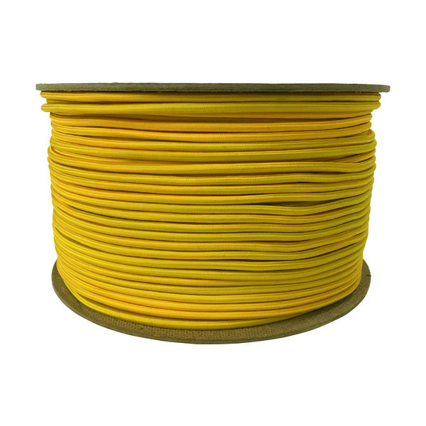 ユタカメイク タイトゴムロープドラム巻 6mm×200m イエロー PRT-26 1巻 161-3338（直送品）