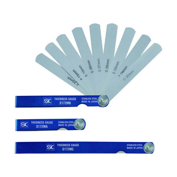 新潟精機 SK ステンレスシクネスゲージ S172MB 1個 160-7578（直送品）