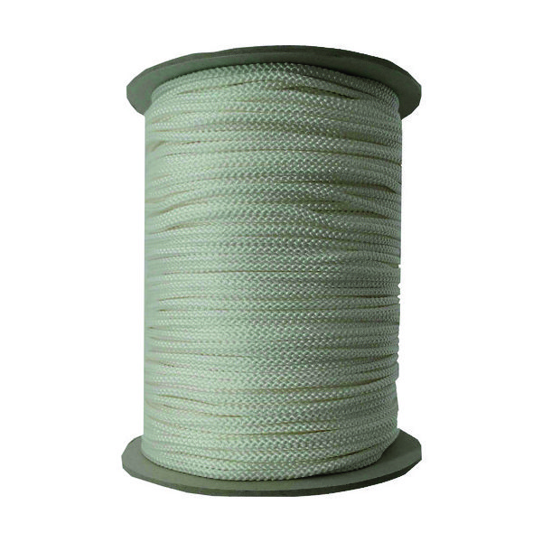 ユタカメイク 江戸打ち紐 白 約4mm×130m PAR-8123 1巻 161-1902（直送品）