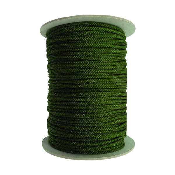 ユタカメイク 江戸打ち紐 ODグリーン 約4mm×130m PAR-8135 1巻 161-1908（直送品）