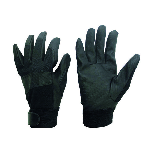 ミドリ安全 合成皮革手袋 厚手タイプ PUウイングローブK LLサイズ 1双 PU-WINGLOVE-K-LL 147-7100（直送品）