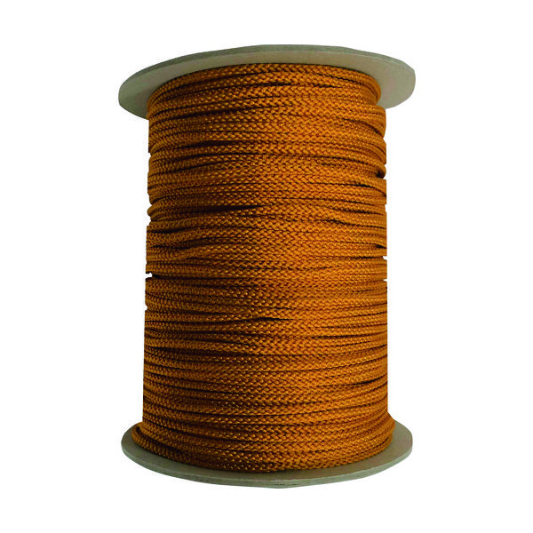 ユタカメイク 江戸打ち紐 金茶 約4mm×130m PAR-8112 1巻 161-1900（直送品）